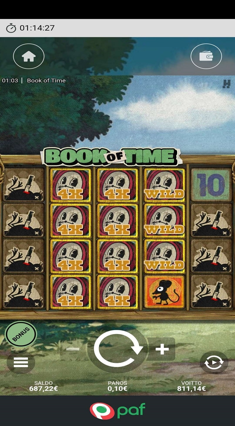 Book of Time Casino win picture by sunrisetequilasunrise 811.14€ 8111.4x 7.12.2022 PAF