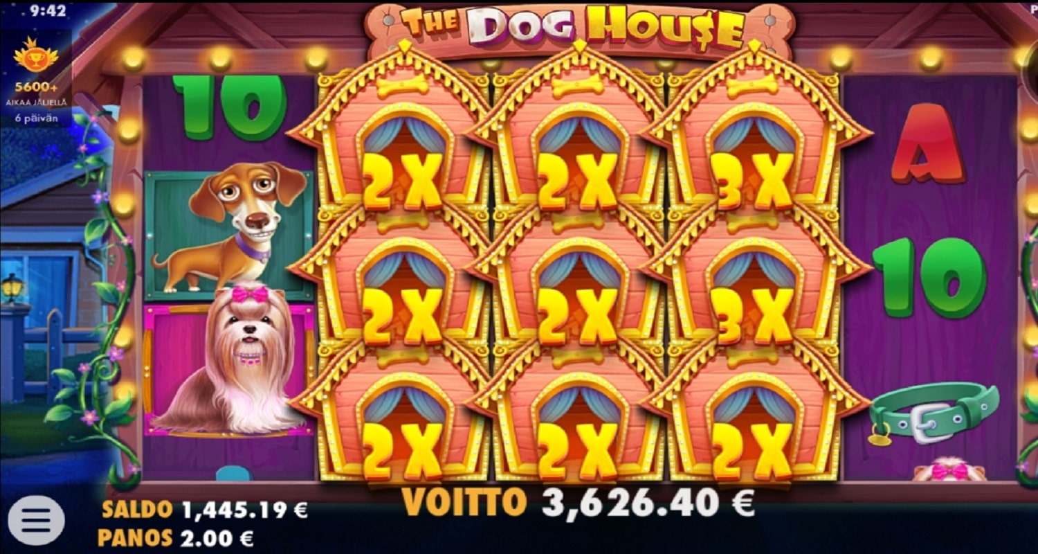 Dog House Casino win picture by FeelingThirsty 3626.4€ 1813.2x 30.12.2022