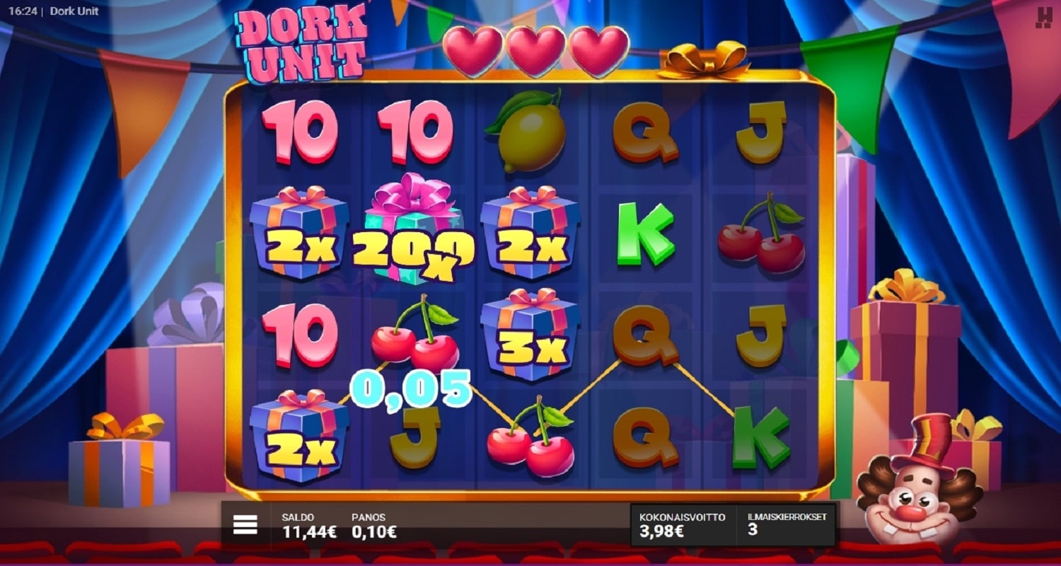 Dork Unit Casino win picture by Perkele 520€ 5200x 6.12.2022