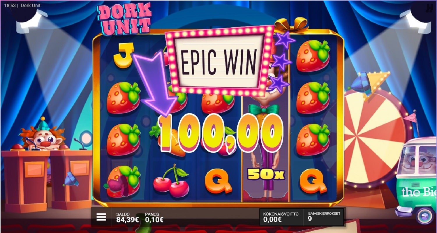 Dork Unit Casino win picture by Wunder90 100€ 1000x 12.12.2022
