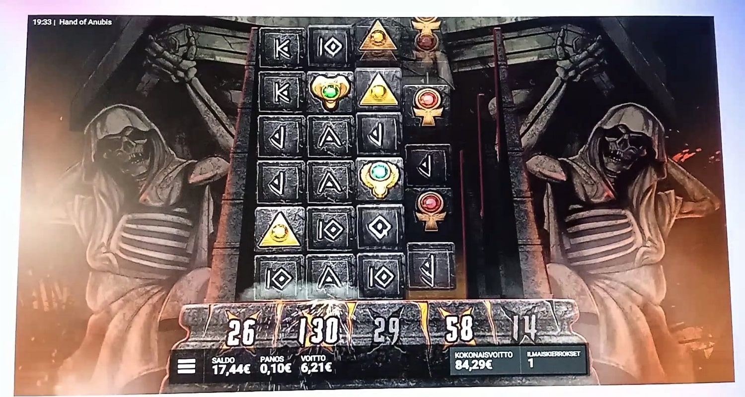 Hand of Anubis casino win picture by Houdinos 84.29€ 842.9x 29.11.2022