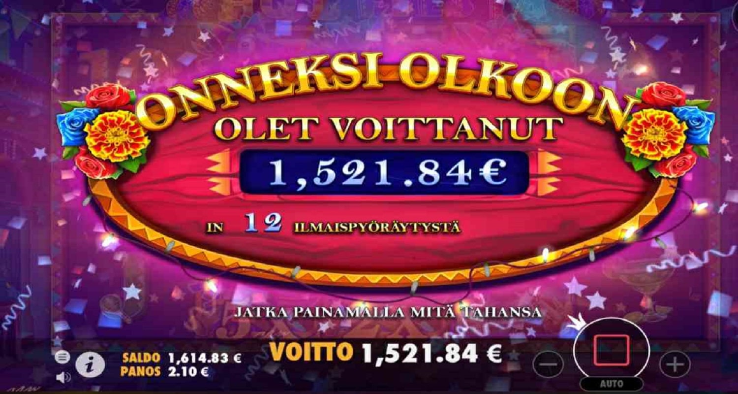 Hot Fiesta Casino win picture by Castl3 1521.84€ 724.7x 25.3.2023