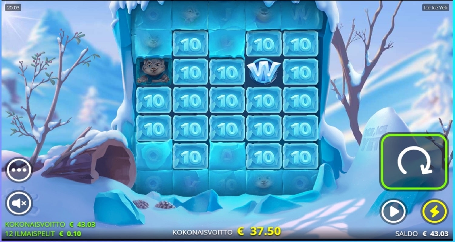 Ice Ice Yeti Casino win picture by Dingo 37.50€ 375x 5.12.2022