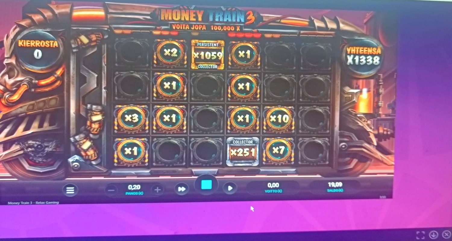 Money Train 3 Casino win picture by LäskiKameli 267.6€ 1338x 17.1.2023 Wheelz