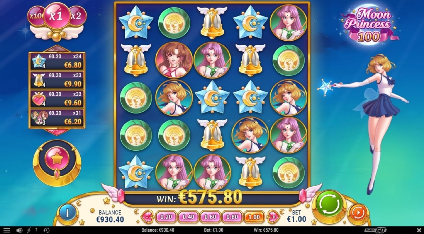 Moon Princess 100 casino win picture by ArcaneAce 575.80€ 575.8x 2.12.2022
