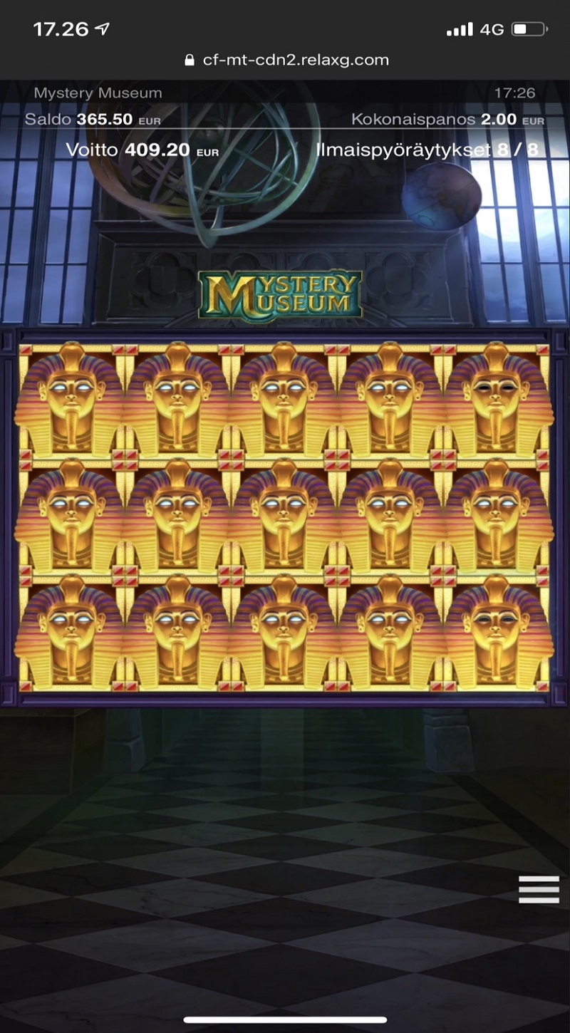 Mystery Museum Casino win picture by lepi 10409.2€ 5204.6x 10.3.2023