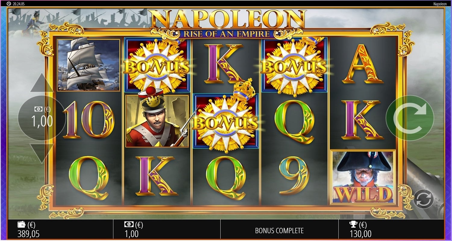 Napoleon Casino win picture by Dingo 130€ 130x 23.12.2022