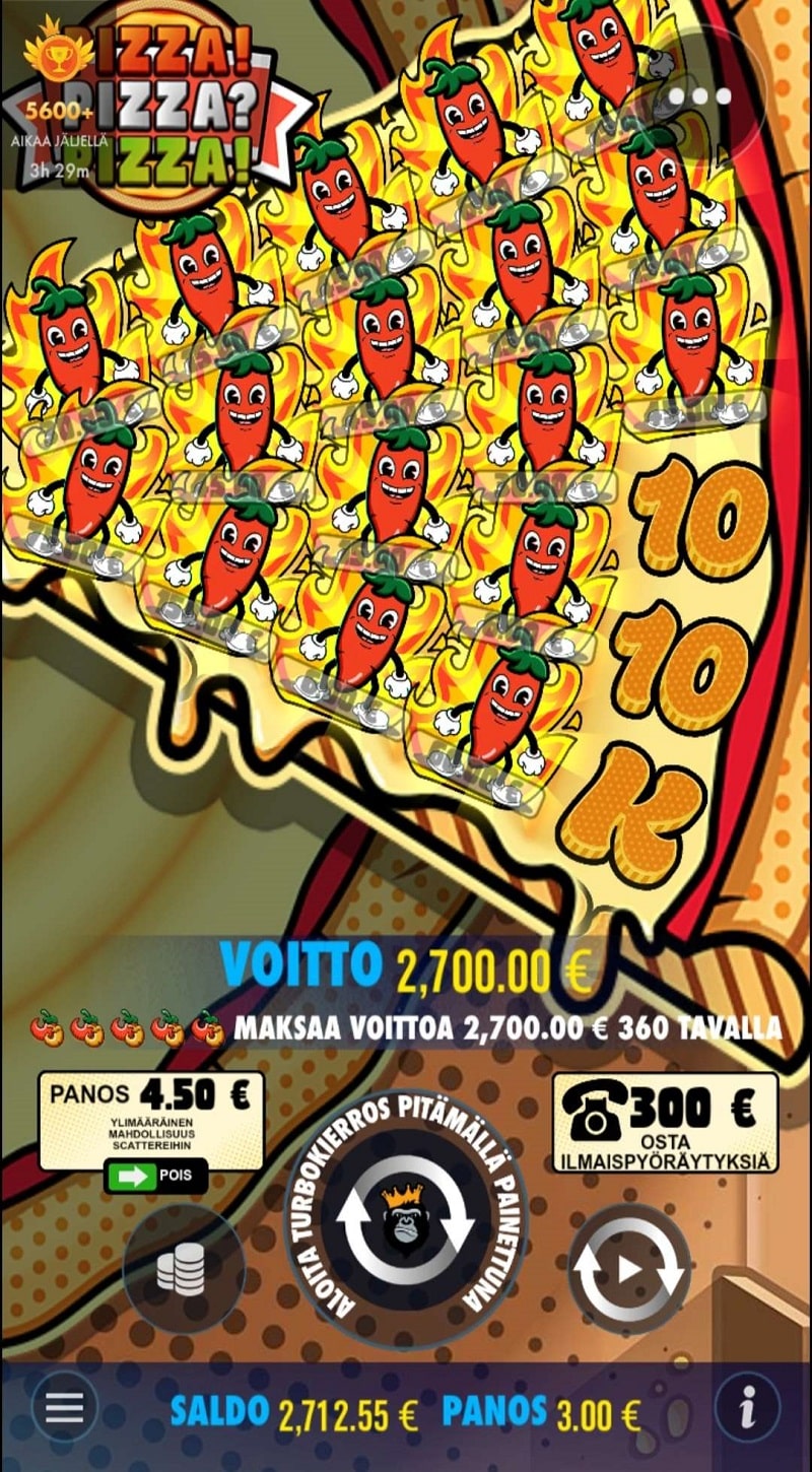 Pizza Pizza Pizza Casino win picture by Henkka955 2700€ 900x 26.12.2022