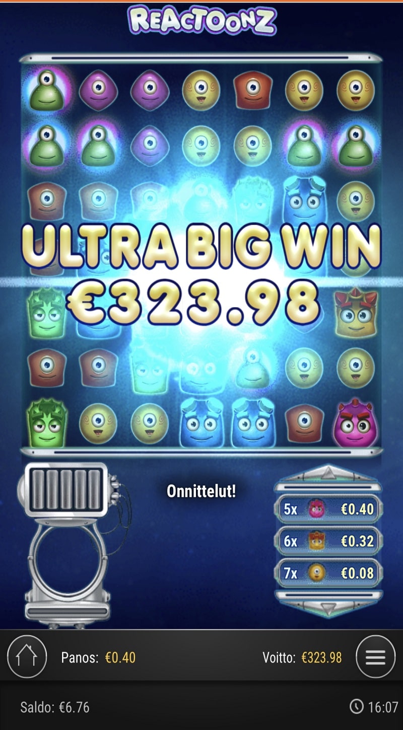 Reactoonz casino win picture by Sonefinland 323.98€ 810x 16.12.2022