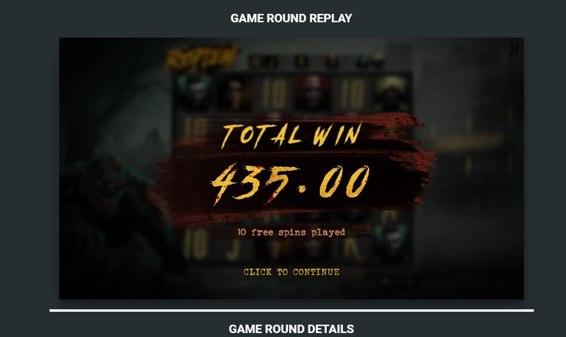 Rotten Casino win picture by Banhamm 435€ 1087.5x 2.1.2023