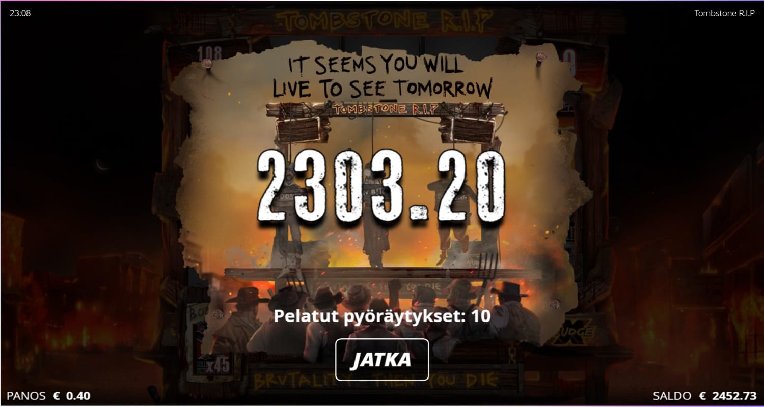 Tombstone RIP Casino win picture by ylvis88 2303.2€ 5757.5x 24.1.2023