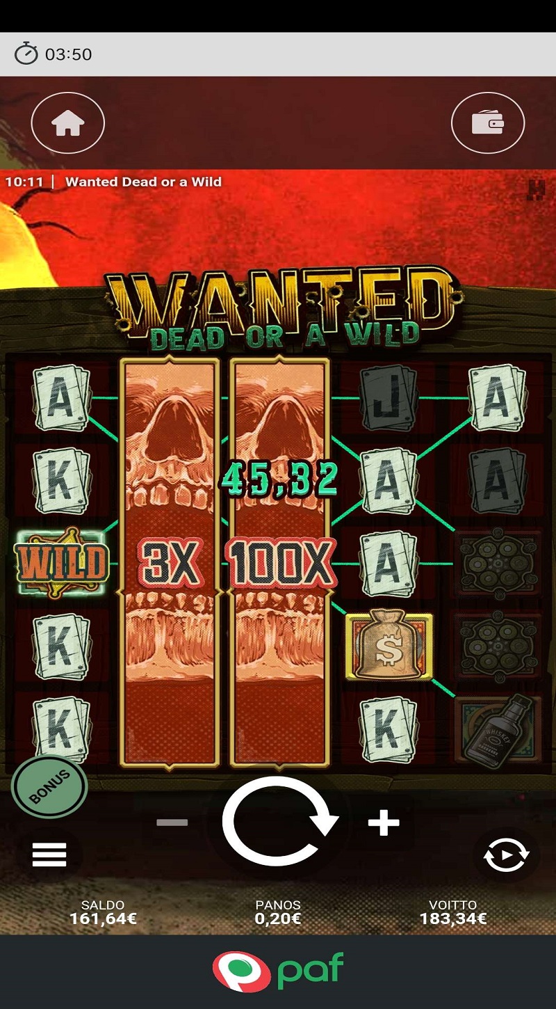 Wanted Dead or a Wild Casino win picture by Milla H 183.34€ 916.7x 23.2.2023 Paf