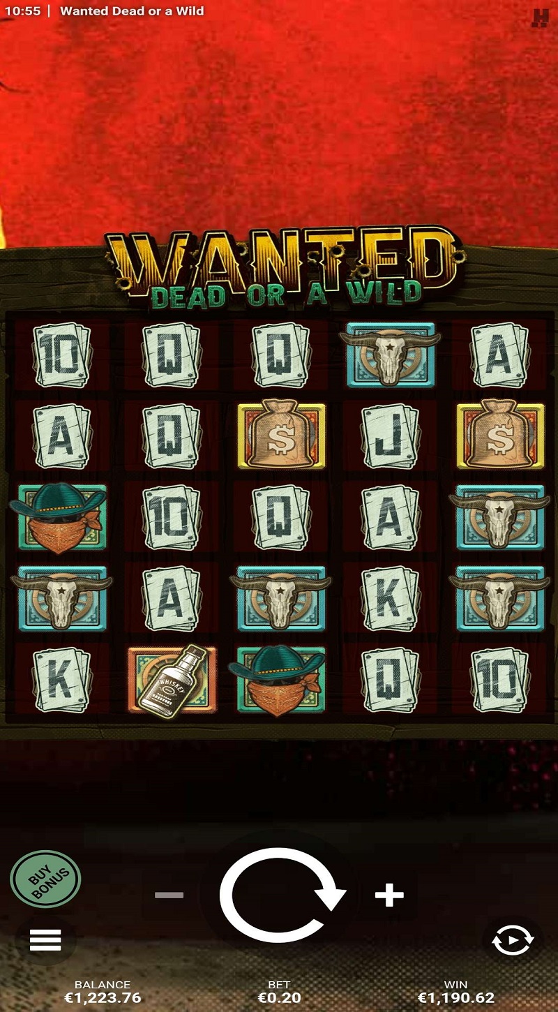 Wanted Dead or a Wild Casino win picture by hakki-87 1190.62€ 5953.1x 5.3.2023