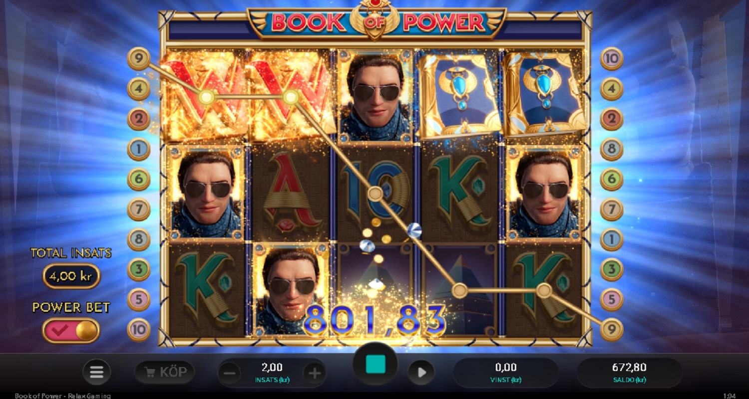 Book of Power Casino win picture by Lordship 2000KR 1000x 25.4.2023 Unibet