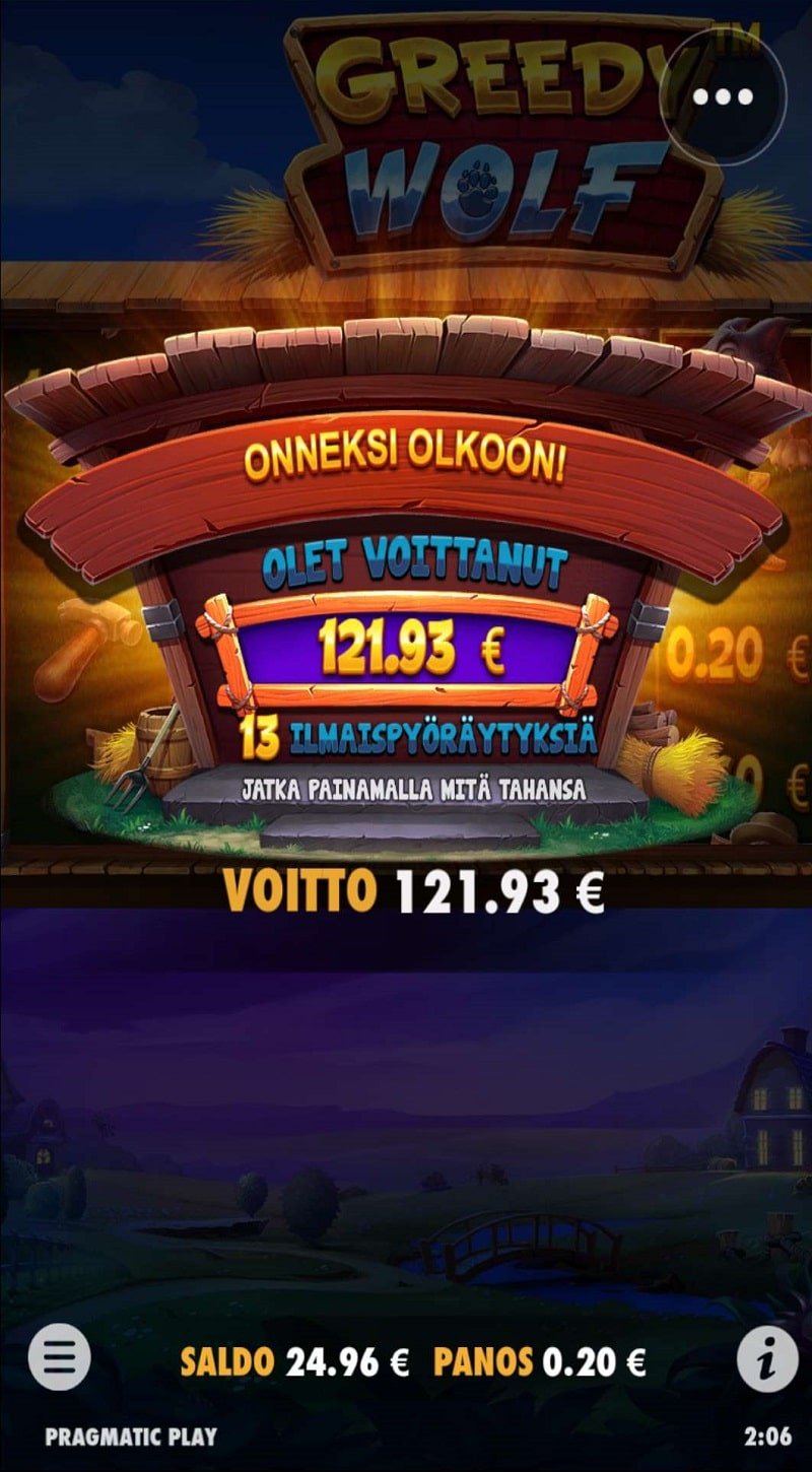 Greedy Wolf Casino win picture by holkkipolovi 121.93€ 609.65x 18.4.2023