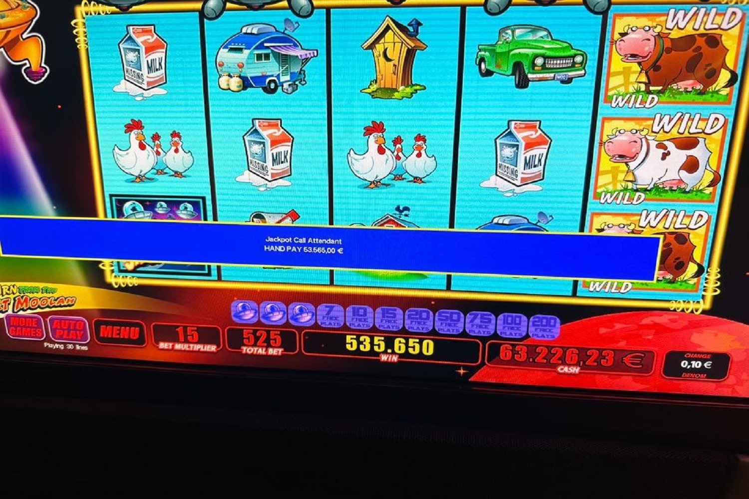 Invaders Return From Plante Moolah Casino win picture by jarttu's friend 53565€ 1020.3x 13.4.2023 Live Casino