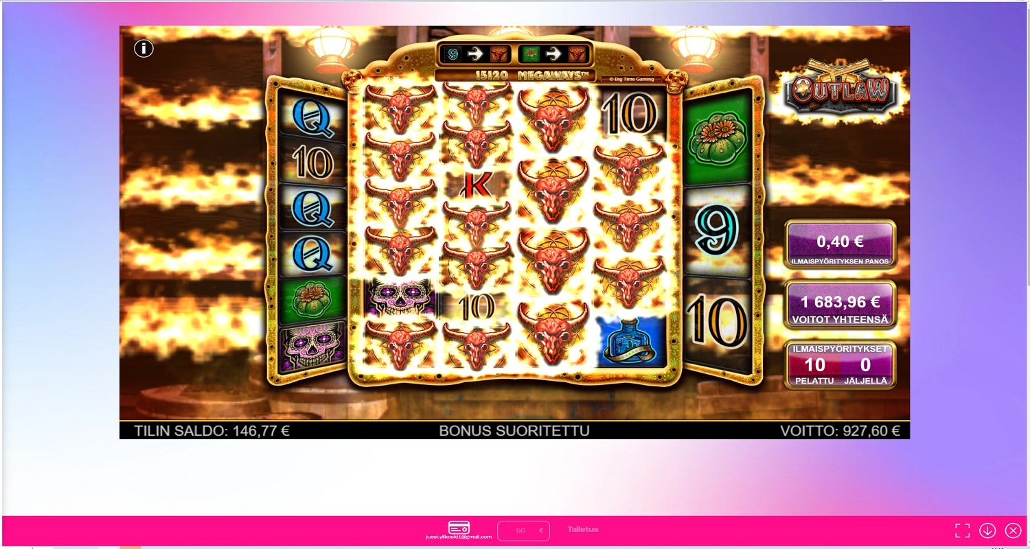 Outlaw Casino win picture by ylvis88 1683.96€ 4209.9x 10.4.2023 Spinz