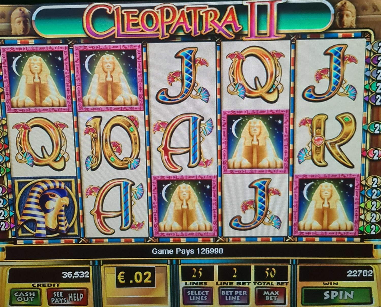 Cleopatra 2 Casino win picture by madiso7777 2539.8€ 2539.8x 17.5.2023 Live Casino
