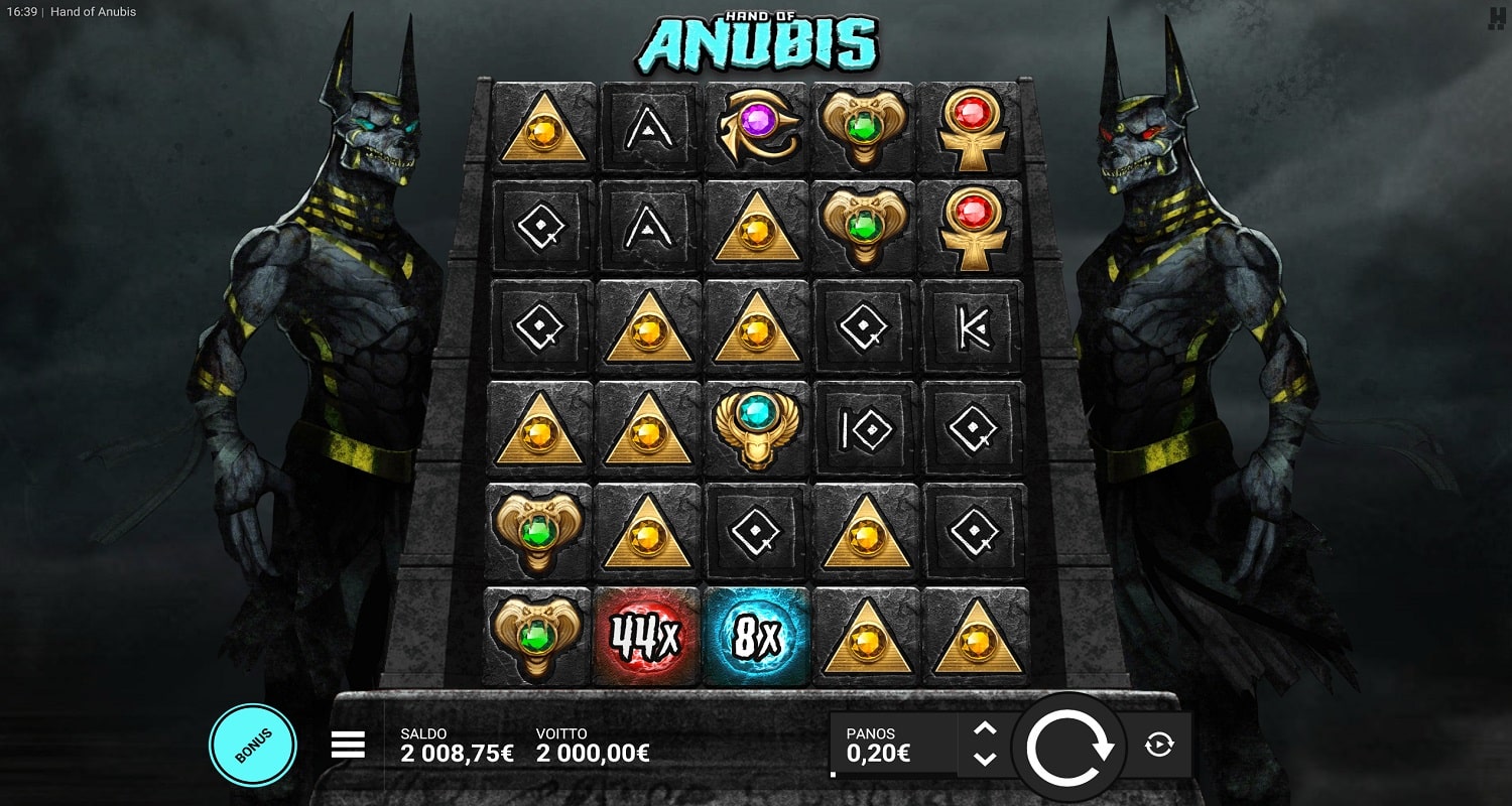 Hand of Anubis Casino win picture by Simppeli 2000€ 10000x 2.5.2023