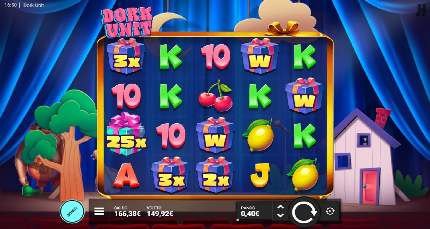Dork Unit Casino win picture by TIR 149.92€ 374.8x 25.5.2023