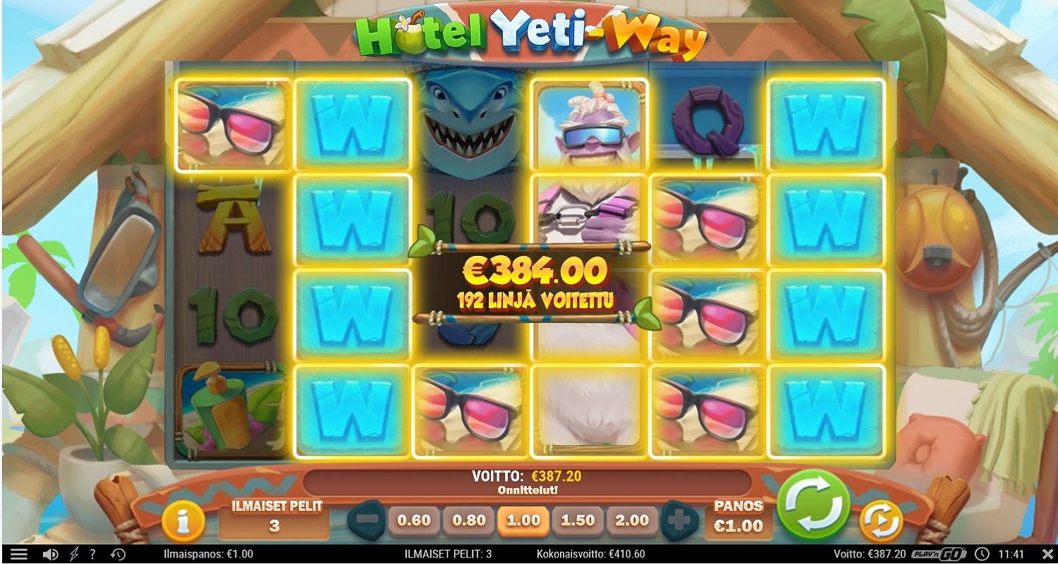 Hotel Yeti-way Casino win picture by Kari Grandi 387.2€ 387.2x 20.6.2023