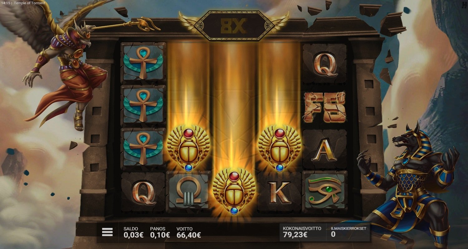 Temple of Torment Casino win picture by Tyntsy 79.23€ 792.3x 1.6.2023