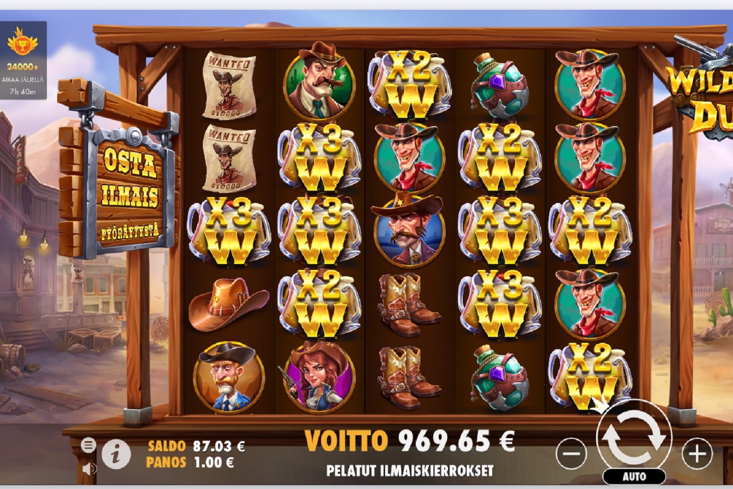 Wild West Duels Casino win picture by tthh1 969.65€ 969.65x 9.6.2023
