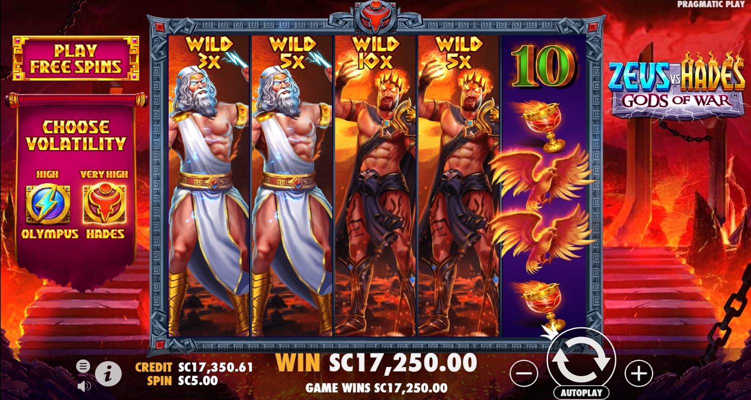 Zeus vs Hades Gods of War Casino win picture by Fishbones64 17250KR 3450x 3.6.2023