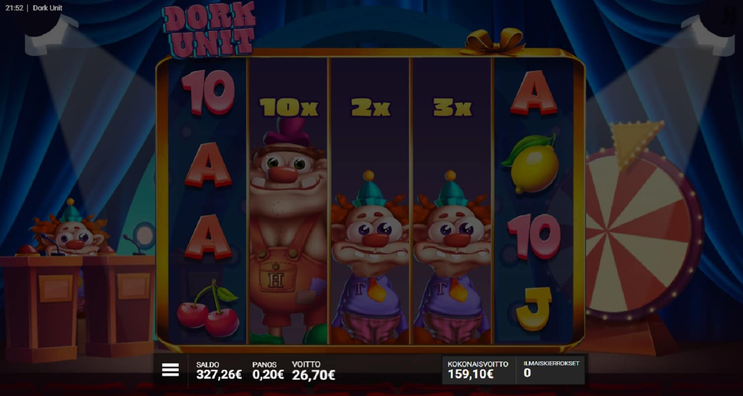 Dork Unit casino win picture by TIR 159.1€ 795.5x 6.7.2023