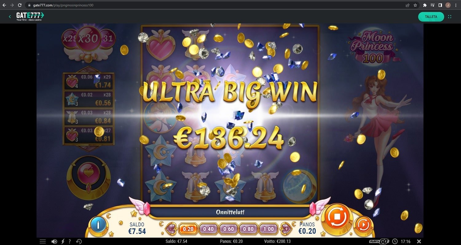 Moon Princess 100 Casino win picture by Jonkki 200.13€ 1000.65x 26.6.2023