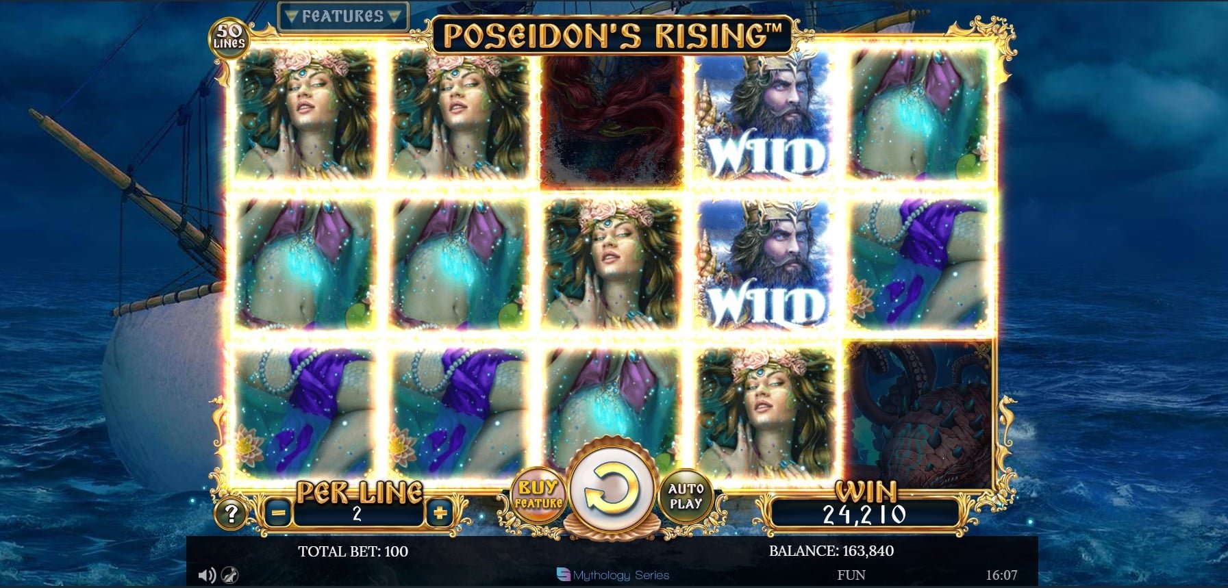 Poseidons Rising big win