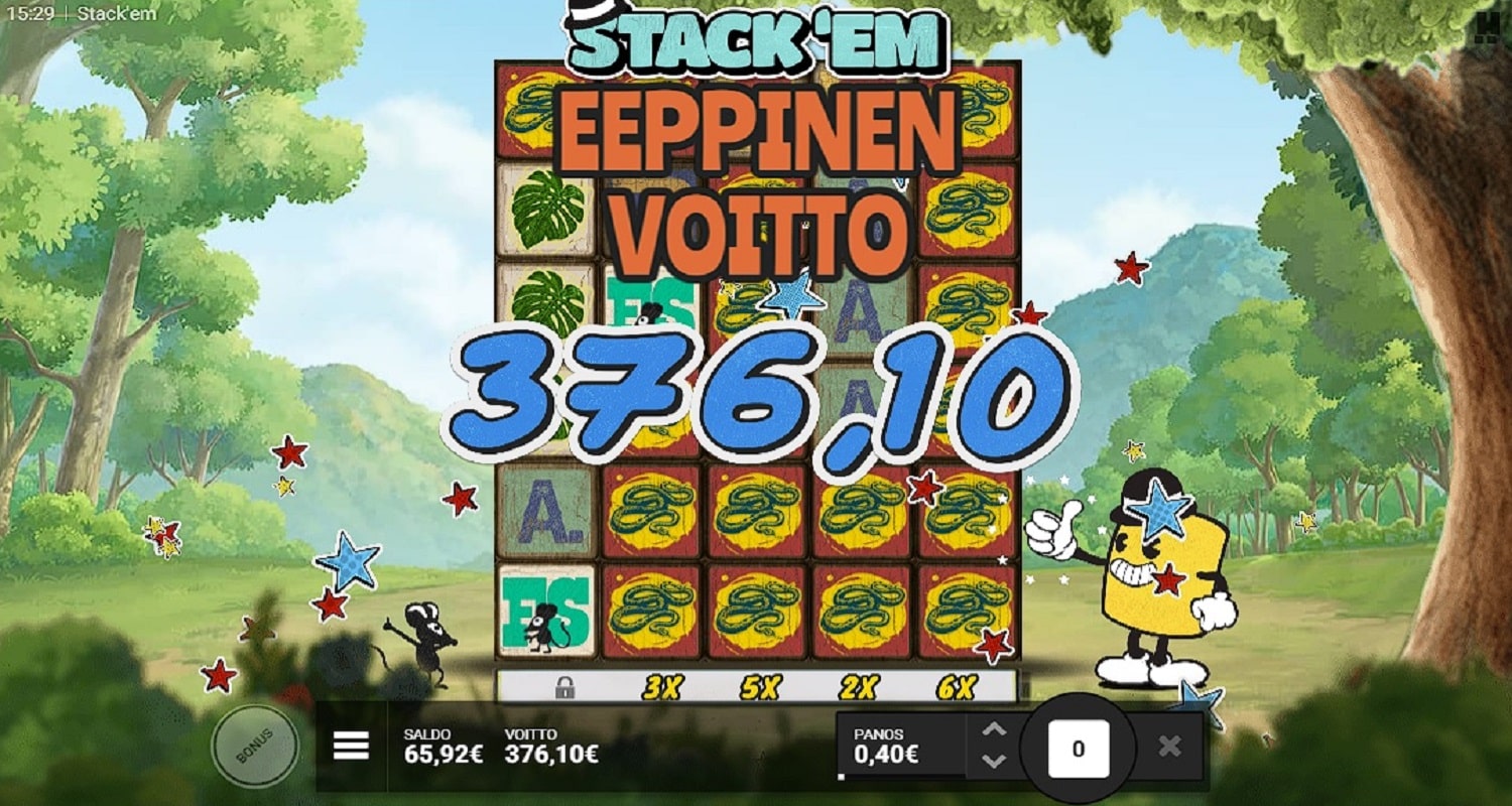Stack Em Casino win picture by Banhamm 376.10€ 940.25x 24.6.2023 iBet