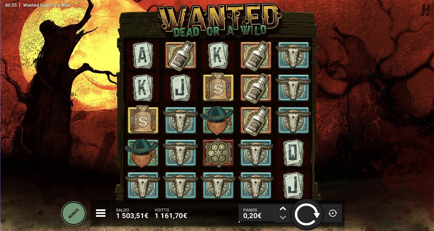 Wanted Dead Or a Wild Casino win picture by nituzki 1161.7€ 5808.5x 30.6.2023