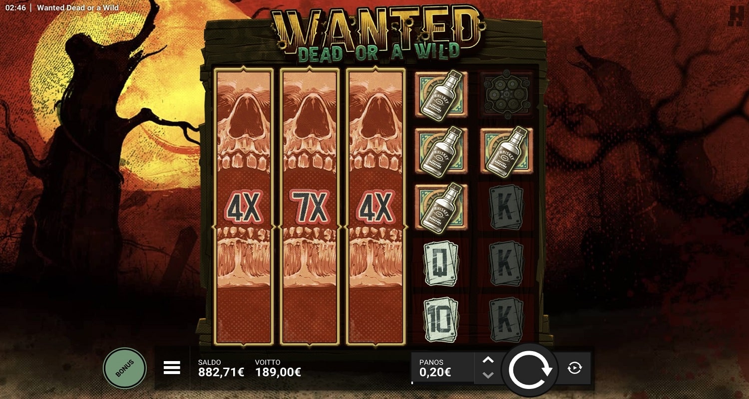 Wanted Dead Or a Wild Casino win picture by nituzki 189€ 945x 30.6.2023