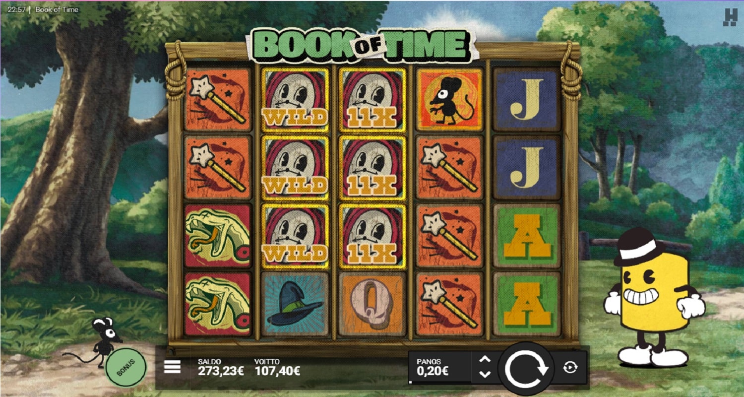 Book of Time Casino win picture by TIR 107.4€ 537x 2.8.2023