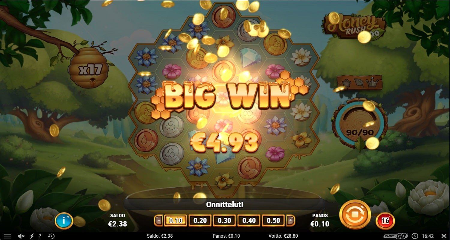 Honey Rush 100 Casino win picture by fujilwynn 28.8€ 288x 18.8.2023