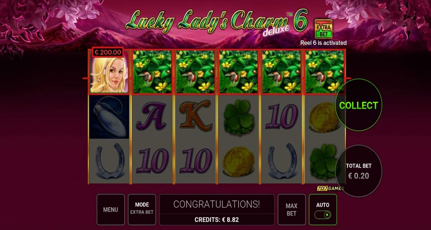 Lucky Lady's Charm 6 Casino win picture by MikoTiko 200€ 1000x 5.8.2023