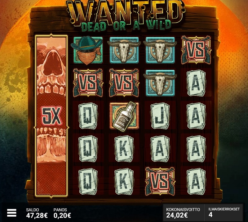 Wanted Dead Or a Wild Casino win picture by Saintketju 2124.02€ 10620.1x 24.7.2023