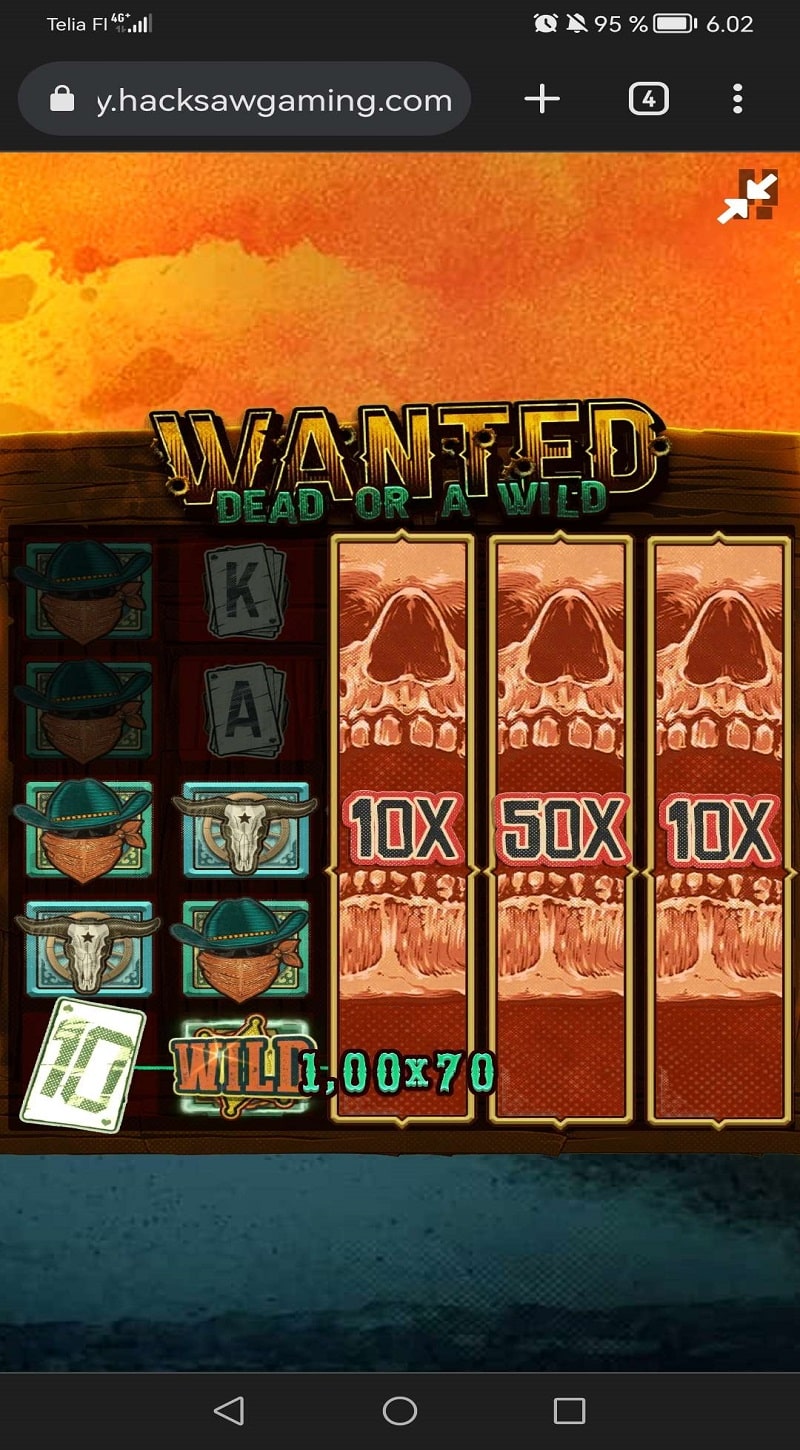 Wanted Dead Or a Wild Casino win picture by leksikoo 1120€ 1120x 20.7.2023