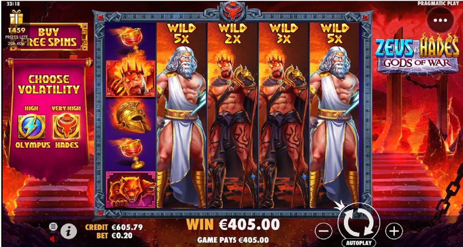 Zeus Vs Hades Gods of War Casino win picture by LexKing 405€ 2025x 12.8.2023