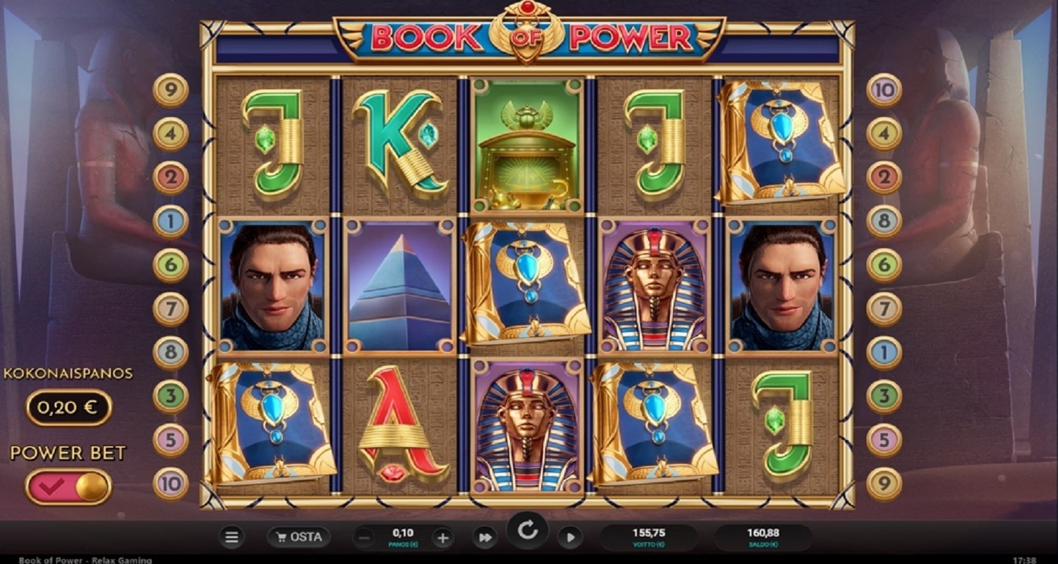 Book of Power Casino win picture by Dj Niemi 155.75€ 1557.5x 15.10.2023 Lataamo