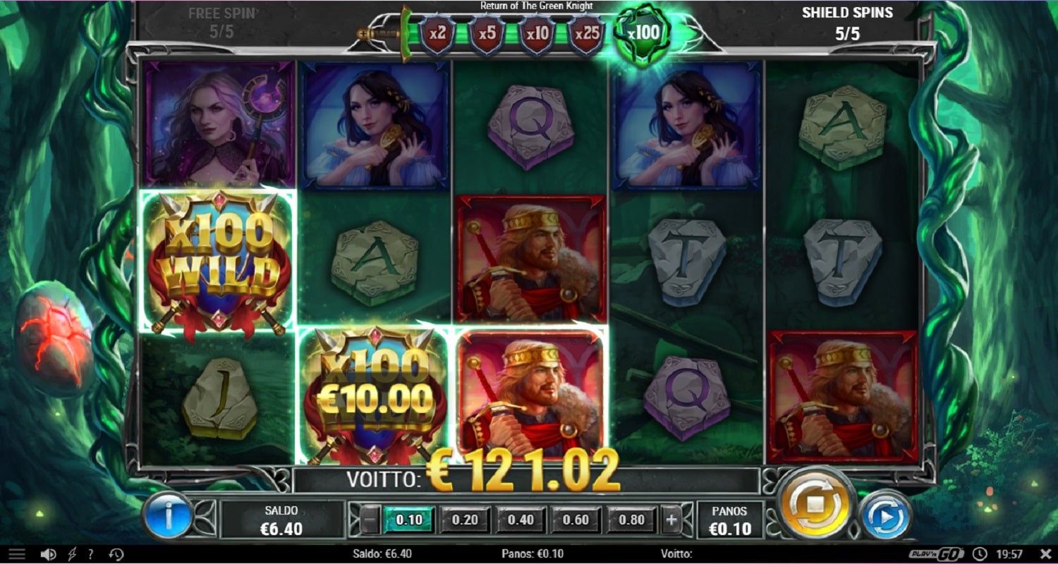 Return of the Green Knight Casino win picture by TIR 121.02€ 1210.2x 15.10.2023